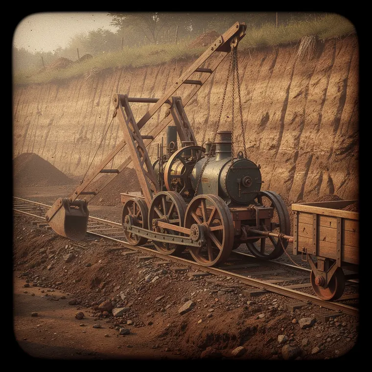 Steam Excavator, 1839, Steam Excavator