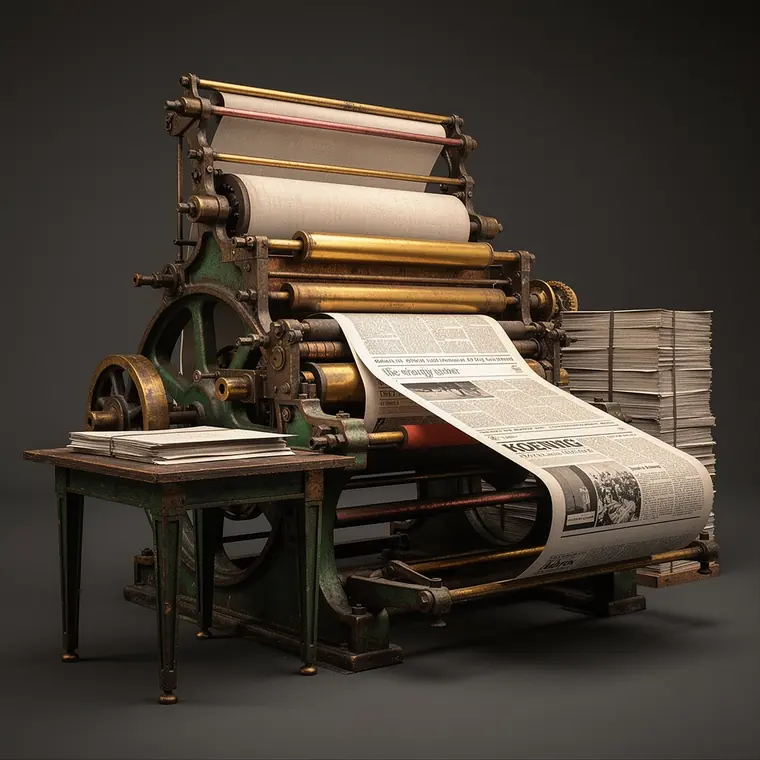 Steam Printing Press, 1814, Printing Press