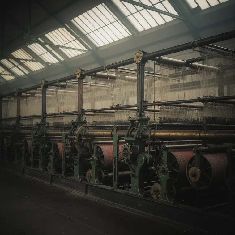Steam Loom, 1840, Automatic Loom