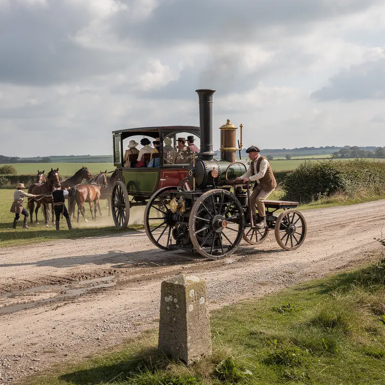Gurney Steam Carriage, 1820, Road Steamer