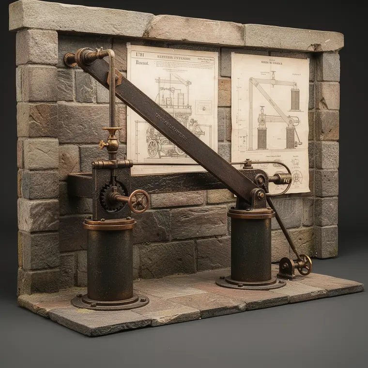 Hornblower Compound, 1781, Two Cylinder Experiment