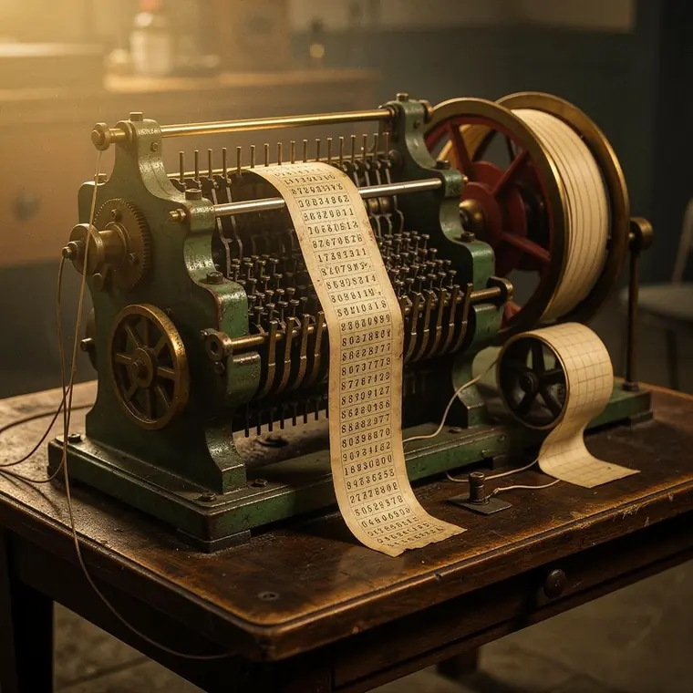 Wheatstone Automatic, 1858, Punched Tape Telegraph