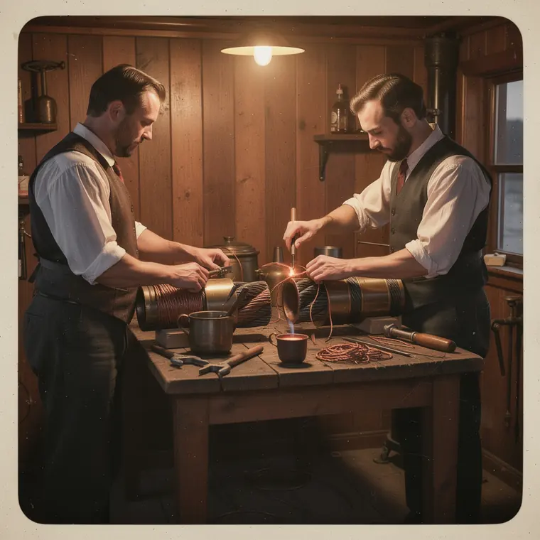 Splicing Chamber, 1866, Cable Splice