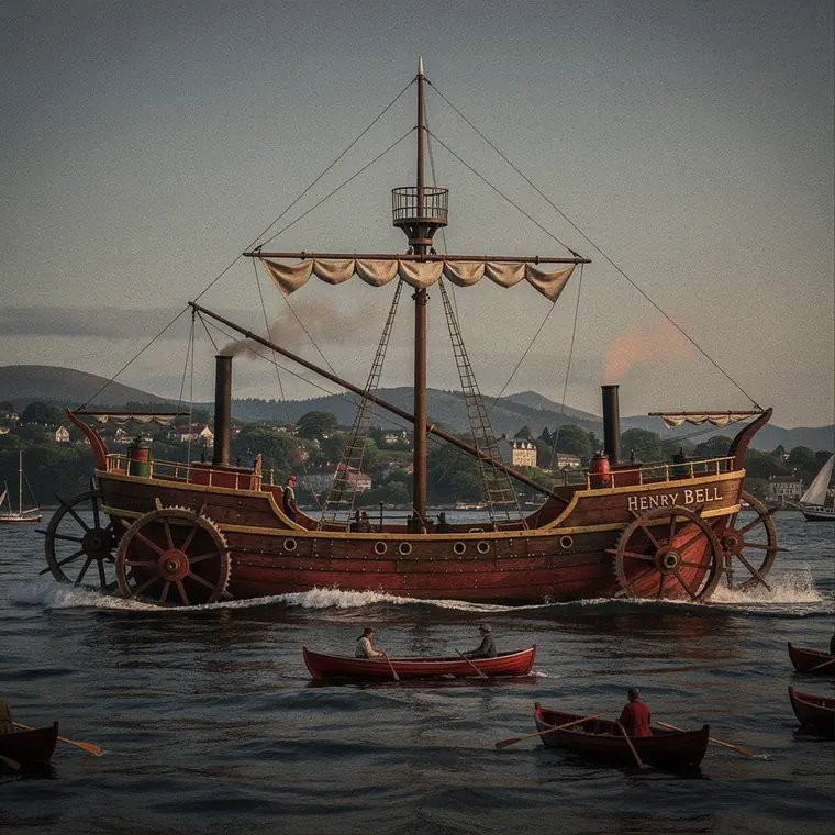 Comet, 1812, Clyde Paddle Steamer