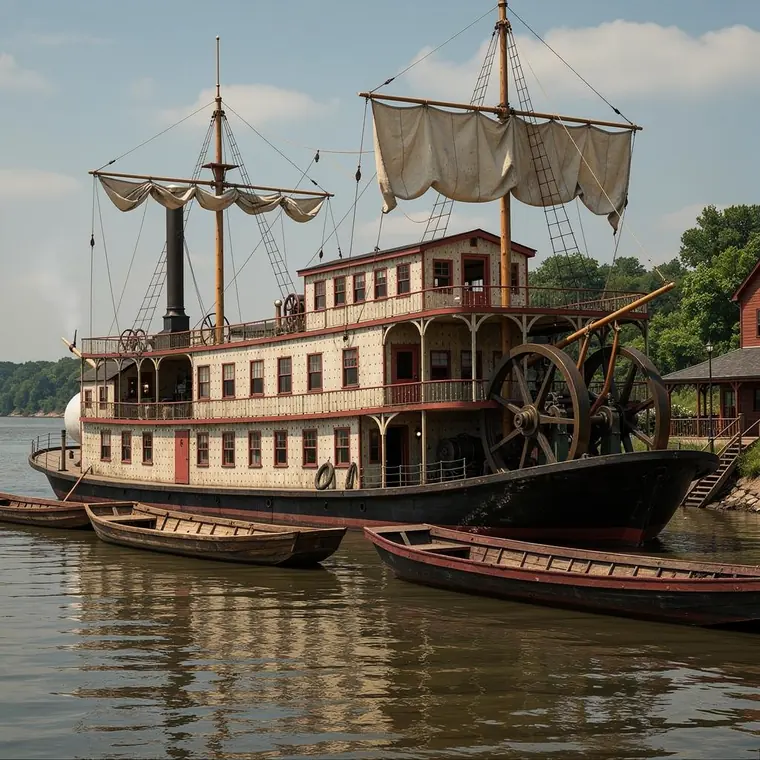 New Orleans, 1811, Sidewheel Steamer