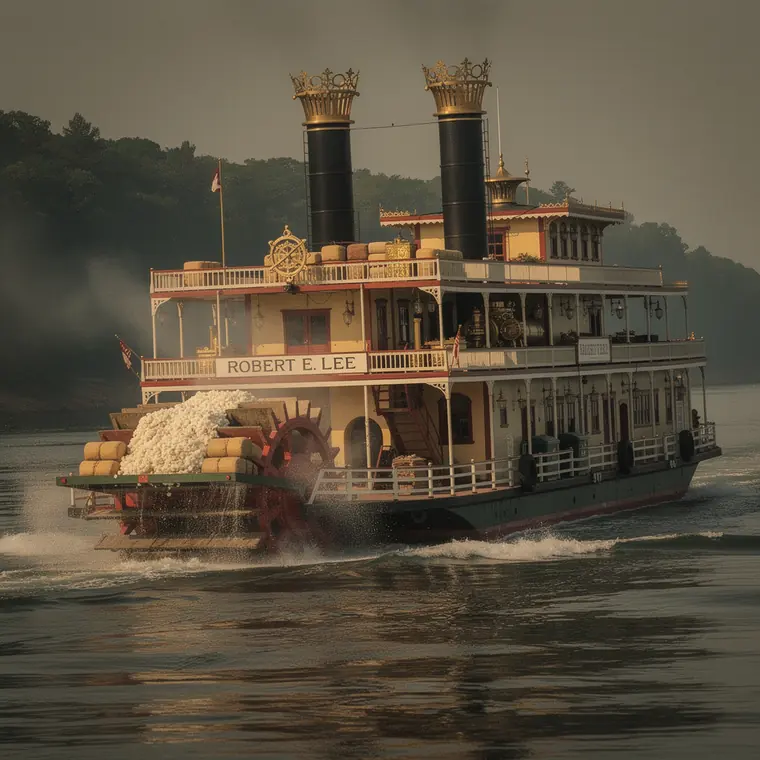 Robert E. Lee, 1870, Sternwheel Steamer