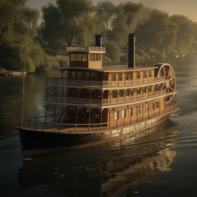 Delta Queen, 1926, Steel Hulled Sternwheeler