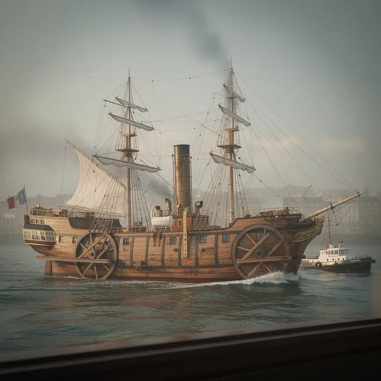 Great Western, 1838, Wooden Paddle Steamer