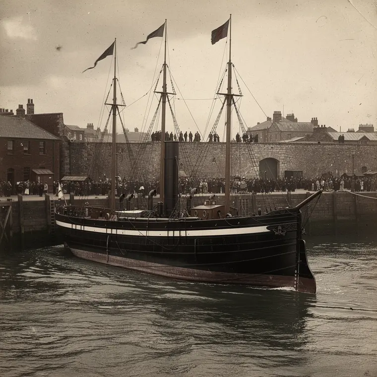 Great Britain, 1843, Iron Screw Steamer