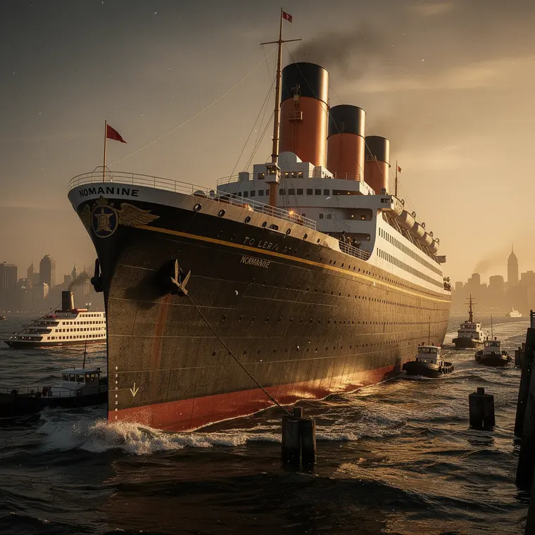 Normandie, 1935, Turbo-Electric Liner