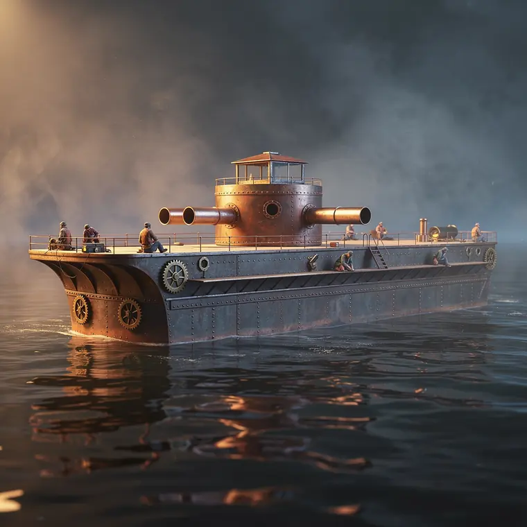 Monitor, 1862, Turret Ship