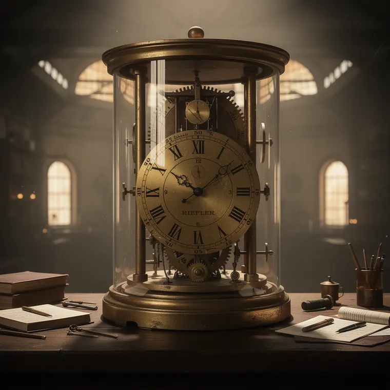 Riefler Vacuum Clock, 1889, Precision Pendulum Clock