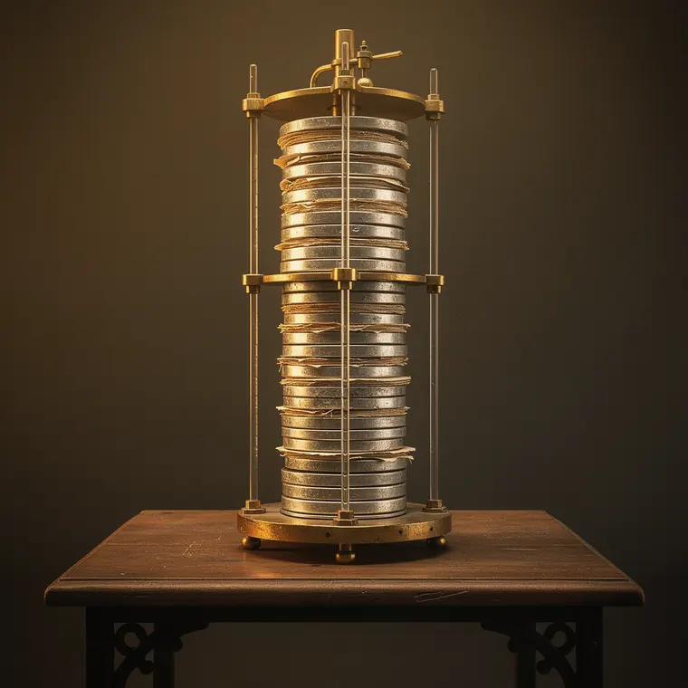 Volta Pile, 1800, Voltaic Pile
