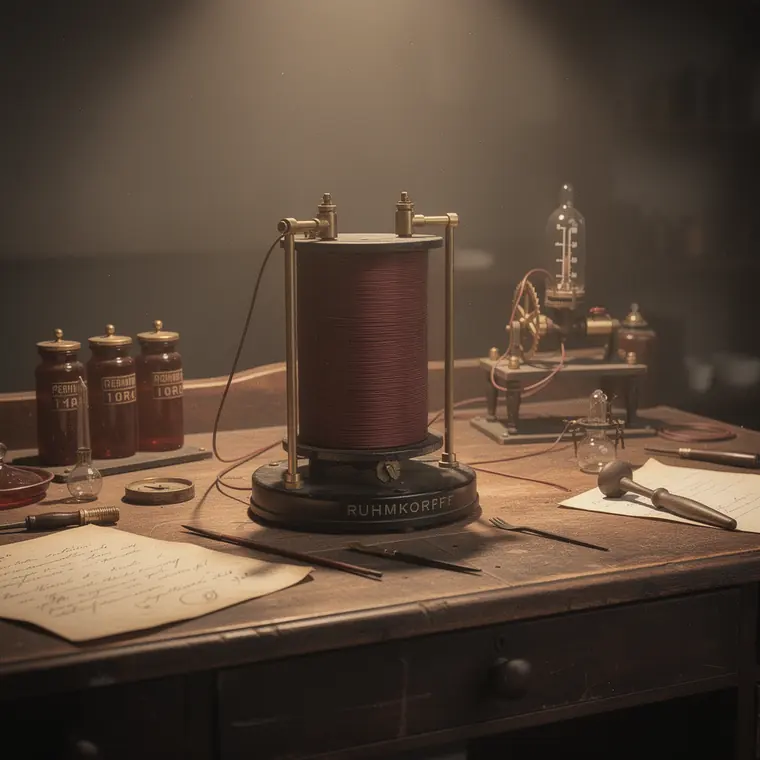 Ruhmkorff Coil, 1855, Induction Coil
