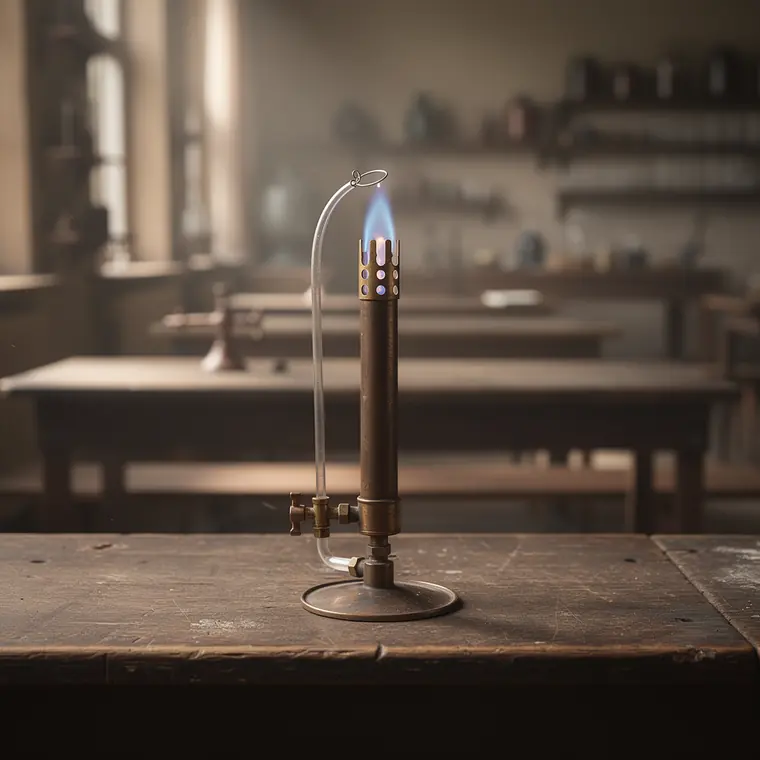 Heidelberg Student Laboratory, 1855, Bunsen Burner