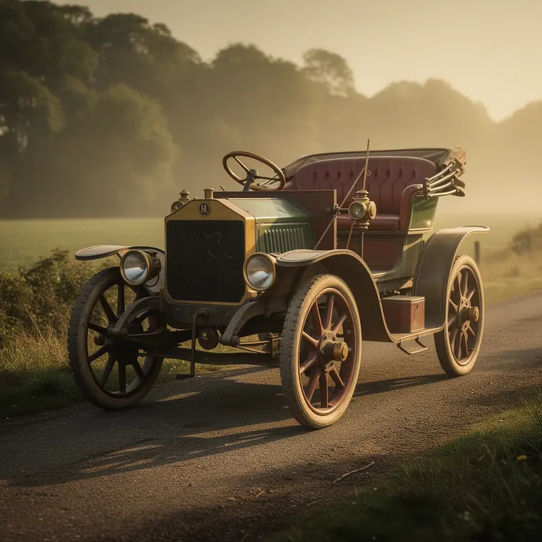 Benz Victoria, 1893, Four Wheeled Car with Ackermann Steering