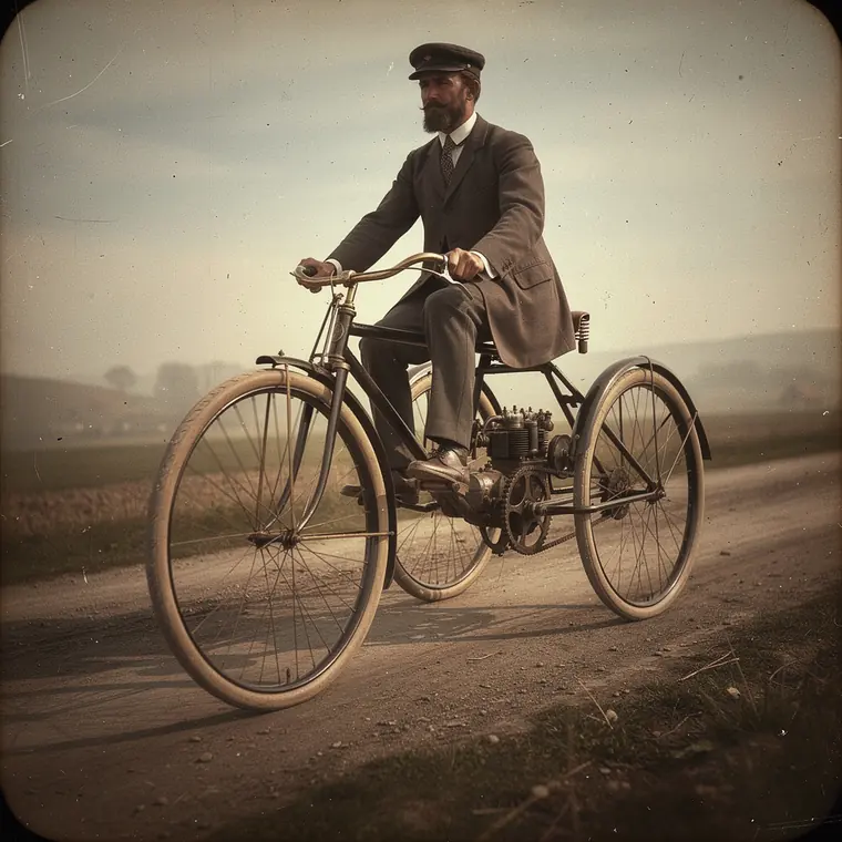 De Dion-Bouton Motordreirad, 1897, Motor Tricycle with High Speed Engine
