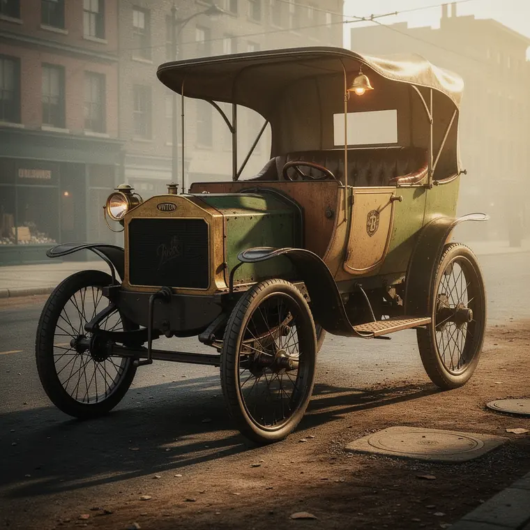 Winton Motor Carriage, 1898, Runabout with Underfloor Engine