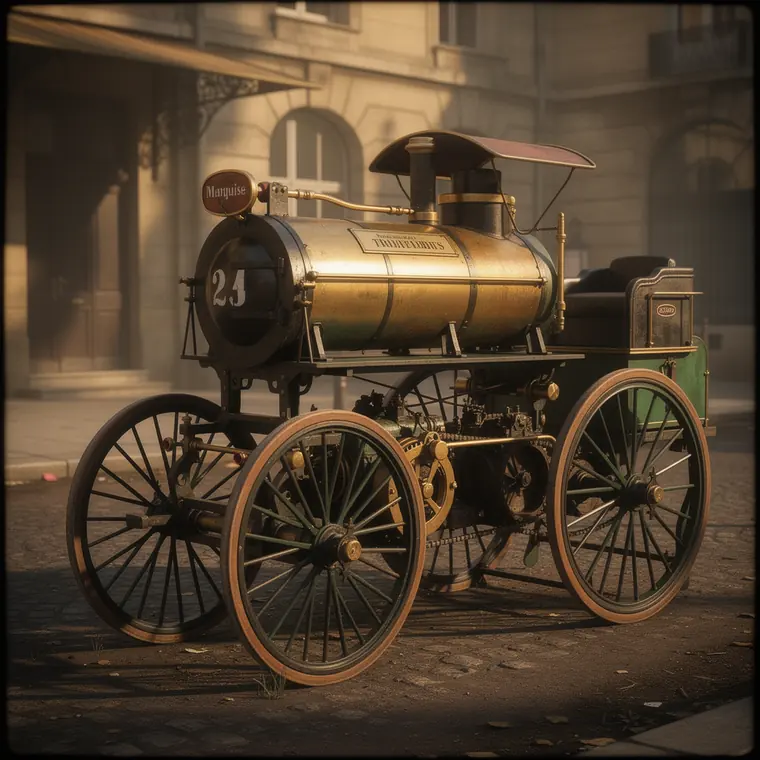 La Marquise, 1884, Steam Quadricycle