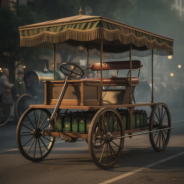 Morrison Elektrowagen, 1890, Electric Carriage
