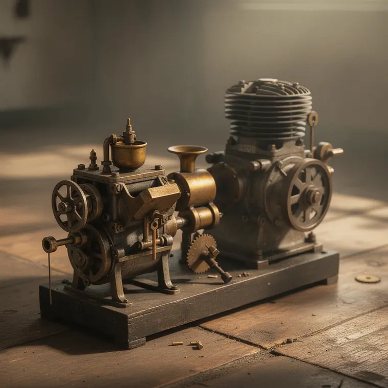 Maybach Spritzduesenvergaser, 1893, Float Jet Carburettor