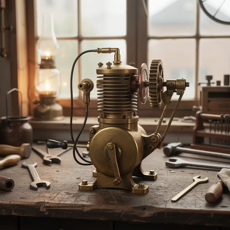 Bosch Magnetzuendung, 1897, Low Tension Magneto Ignition