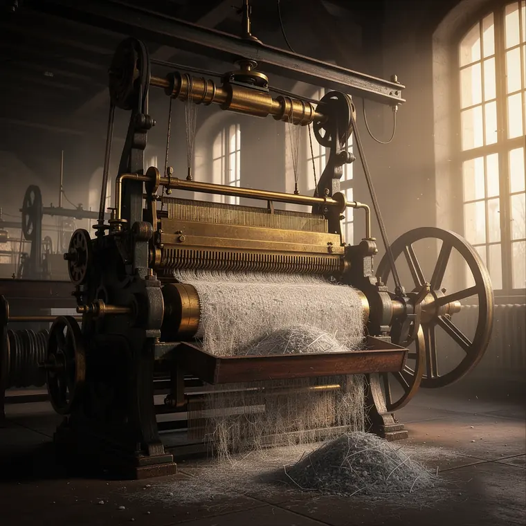 Heilmann Comber, 1845, Cotton Combing Machine
