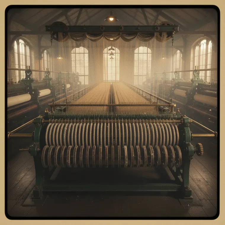 Noble Comb, 1853, Wool Combing Machine