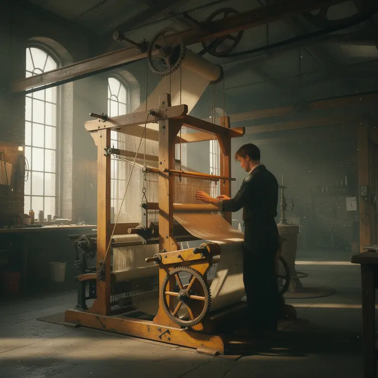 Cartwright Power Loom, 1785, Power Loom