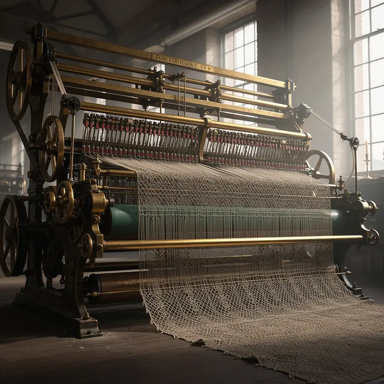 Levers Lace Machine, 1813, Leavers Lace Machine