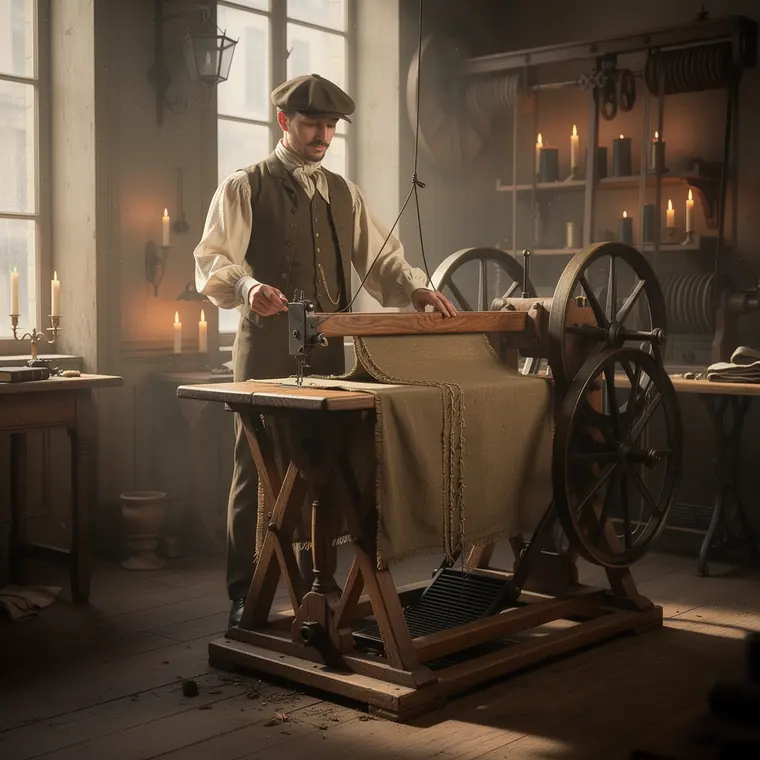 Thimonnier Stitcher, 1830, Chain Stitch Sewing Machine