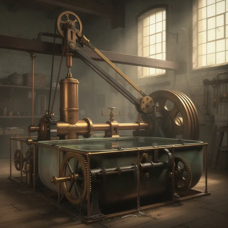Mill Rotative Engine, 1782, Rotative Beam Engine
