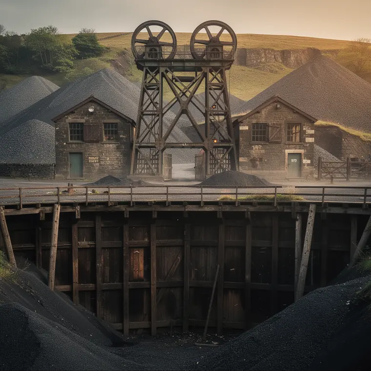 Big Pit Blaenavon, 1880, Riveted Steel Headframe