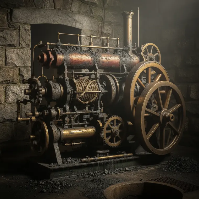 Levant Whim, 1840, Beam Winding Engine