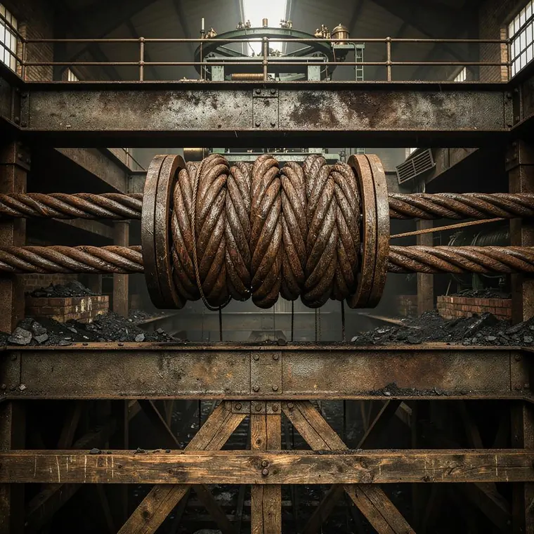 Albertseil, 1834, Twisted Wire Winding Rope