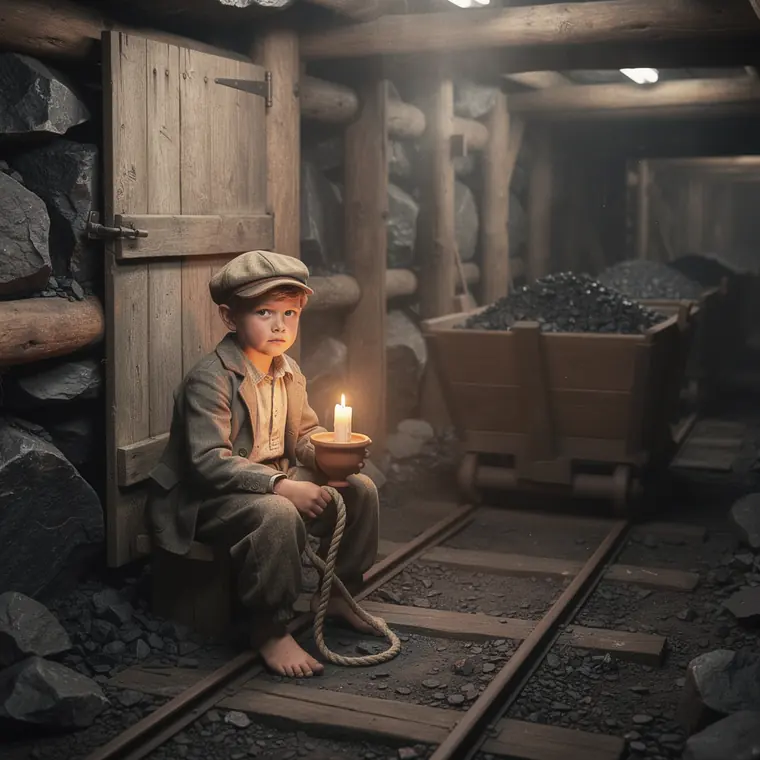 The Trapper Boy, 1842, Pit Boy
