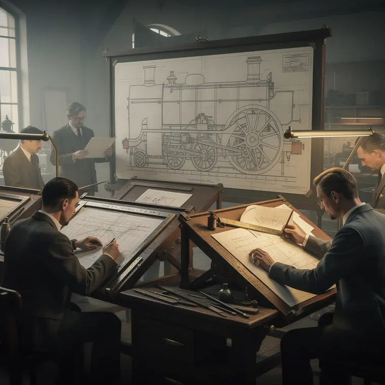 The Drawing Office, 1890, Drawing Office