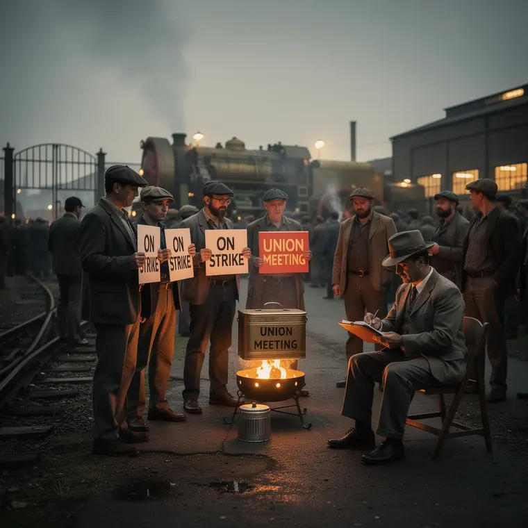 The Picket Line, 1889, Picket Line