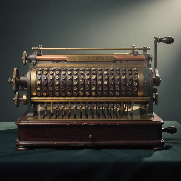 Tate's Arithmometer, 1885, Stepped Drum