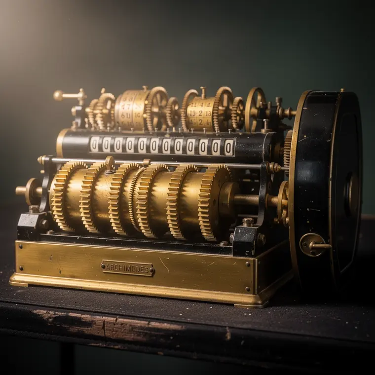 Archimedes Model A, 1906, Stepped Drum