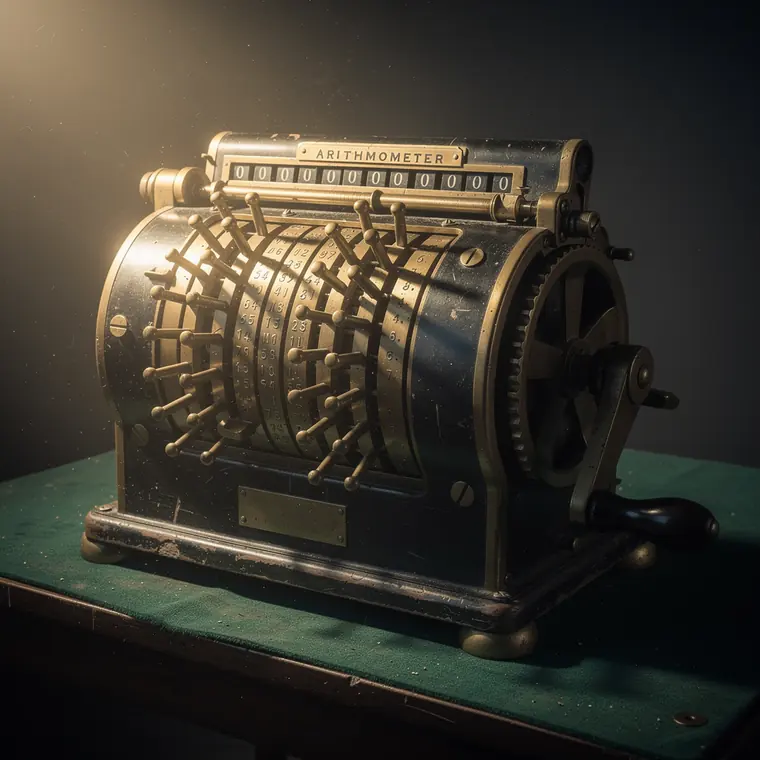 Odhner Arithmometer, 1890, Pinwheel