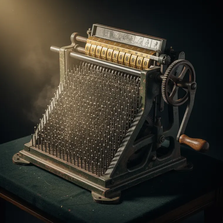 Bollée's Multiplication Machine, 1889, Multiplication Plate
