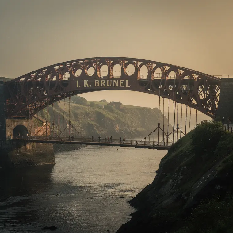 Royal Albert Bridge, 1859, Wrought Iron Lenticular Truss