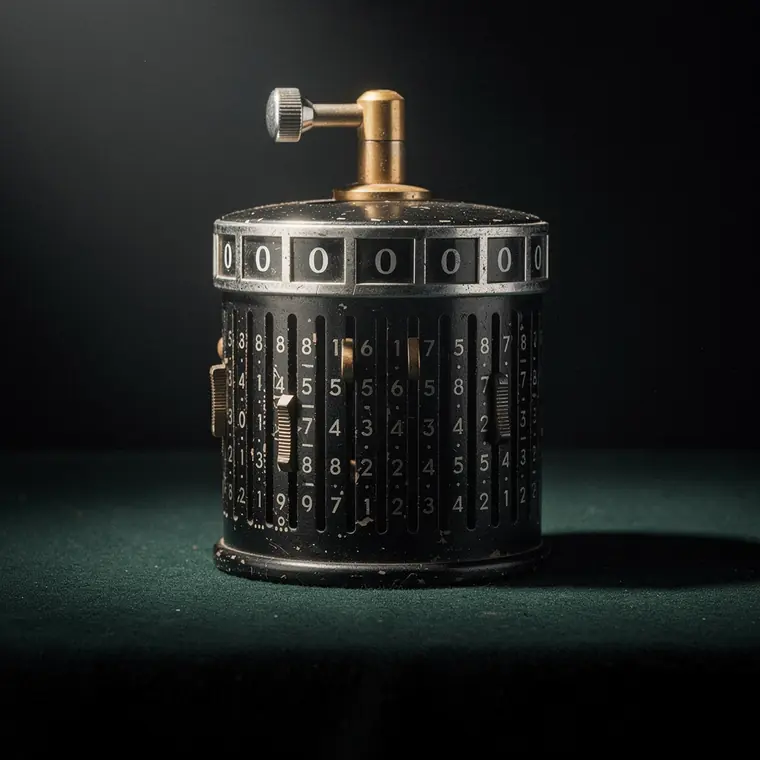 Curta Type I, 1948, Stepped Drum