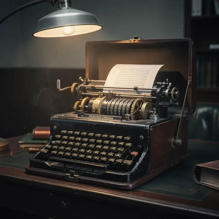 The Enigma Commercial Machine, 1923, Scherbius Rotor Cipher