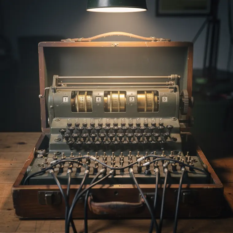 Enigma I with Plugboard, 1932, Steckerbrett