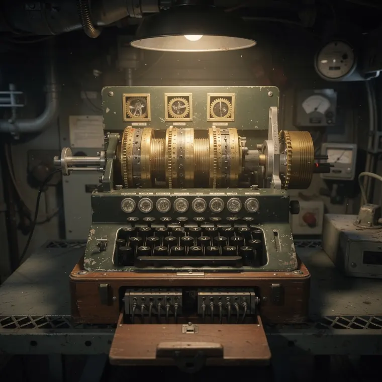 Enigma M4, 1942, Four-Rotor Naval Enigma