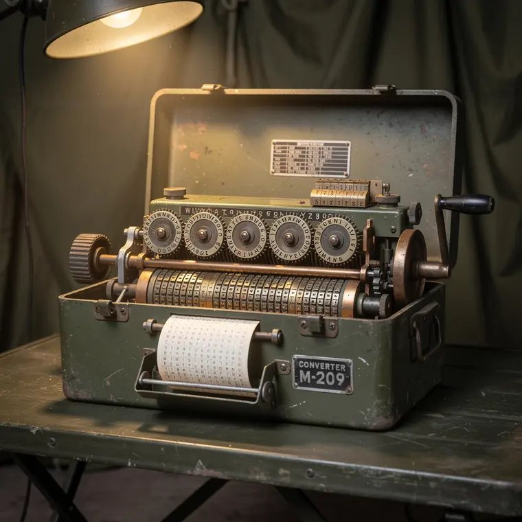M-209 Converter, 1940, Hagelin Pin-and-Lug