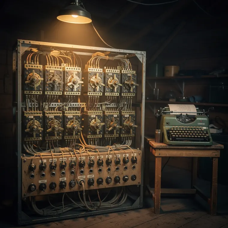 The Tunny Machine, 1942, British Lorenz Emulator