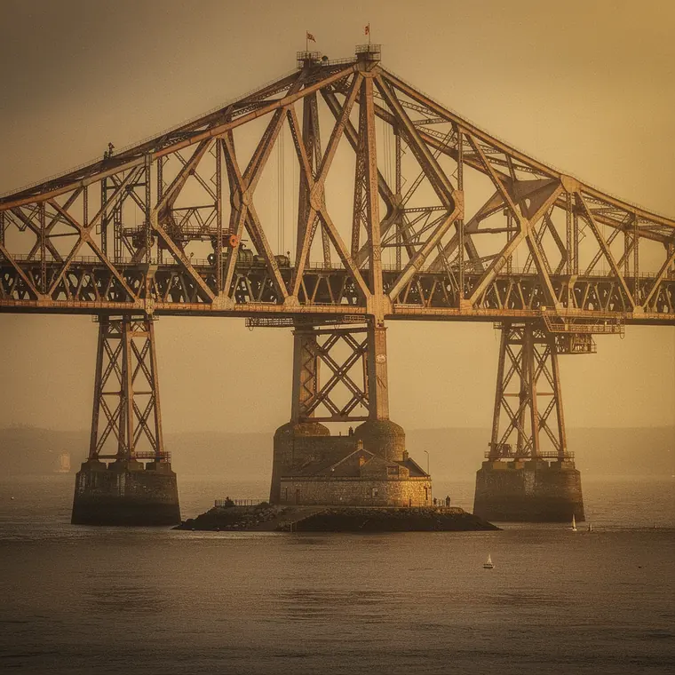 Forth Bridge, 1890, Steel Cantilever Bridge